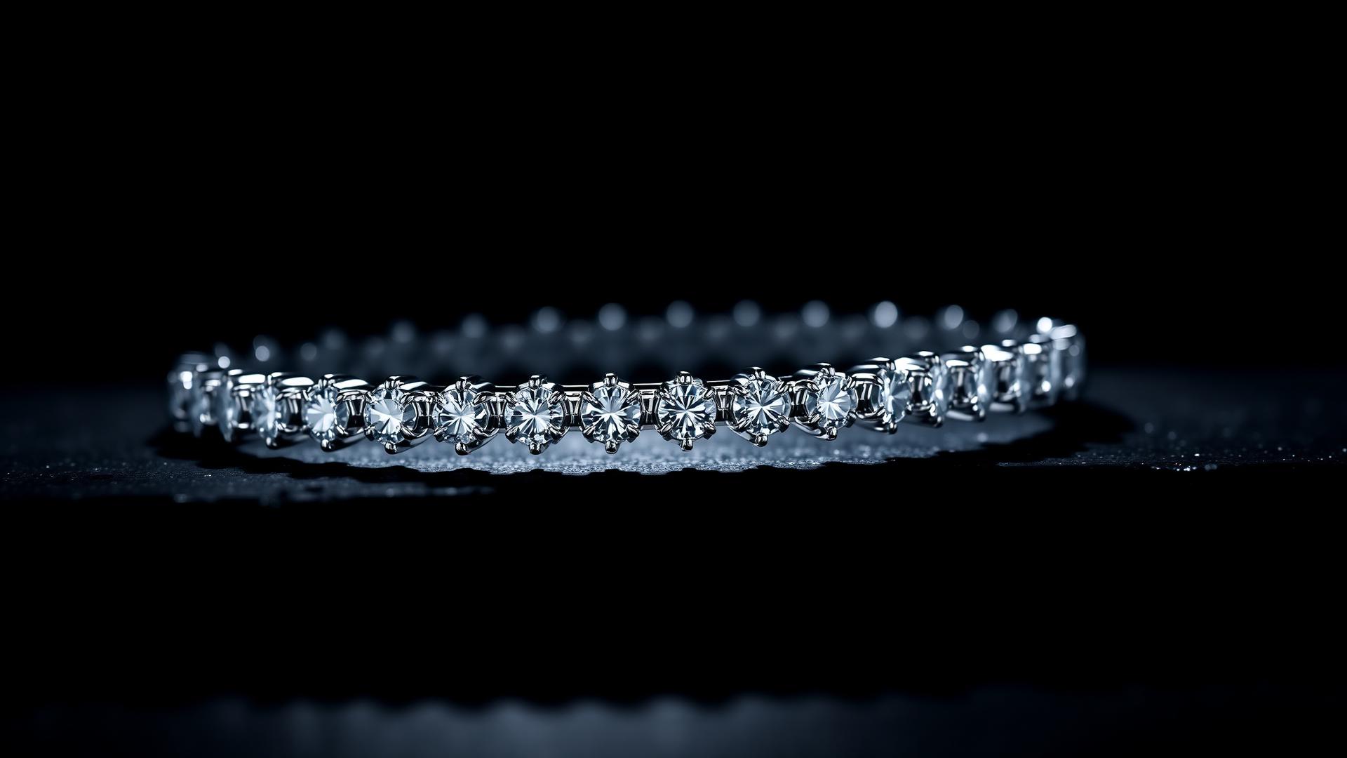 Diamond tennis bracelet