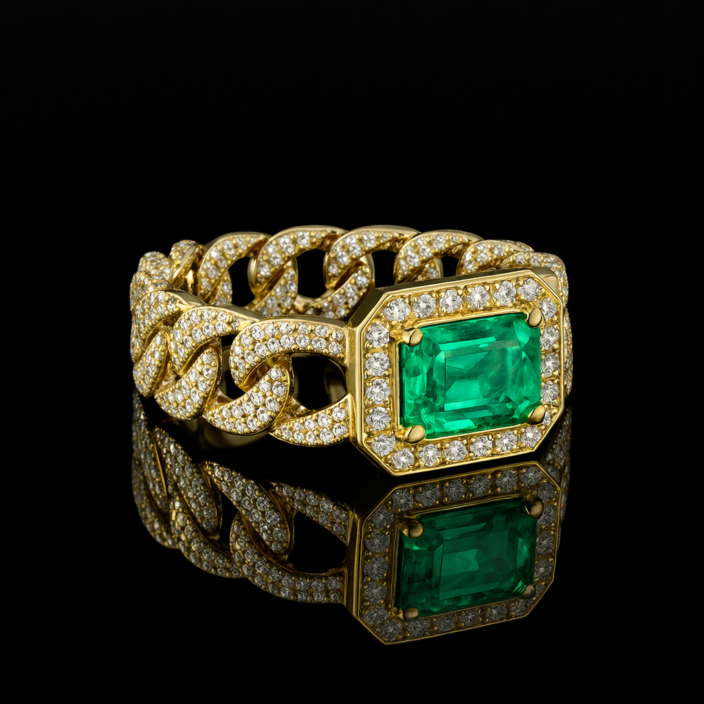 Emerald Cuban Link Statement